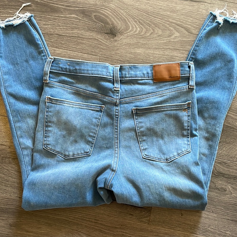 Madewell size 28 blue jeans 10”high rise jeggings Minimalist Core Basic casual